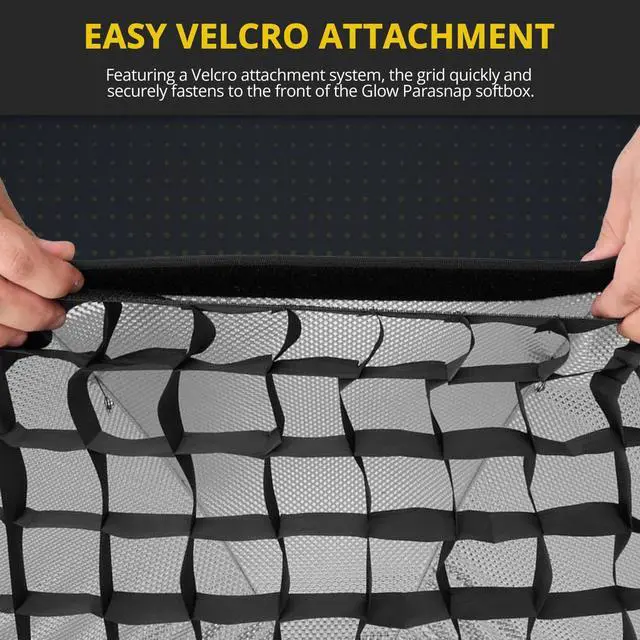 Alt view image 5 of 7 - Glow PS-GB24 Fabric Grid for ParaSnap PS-B24K Octagonal Softbox (24")