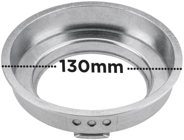 Alt view image 2 of 5 - Glow EZ Lock Quick Softbox Speedring Insert 130mm for Broncolor Pulso and Siros Flash Heads