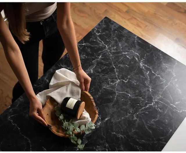 Alt view image 3 of 7 - V-FLAT WORLD Duo Board - 30x40" Double Sided Surface Board, Onyx Marble/Alpine Marble