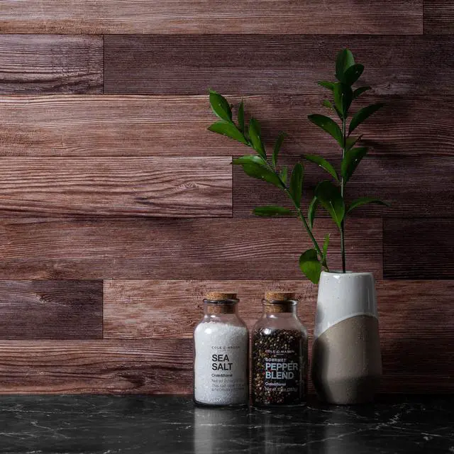Alt view image 7 of 7 - V-FLAT WORLD Duo Board - 24x24" Double Sided Surface Board, Whitewash/Hickory Planks