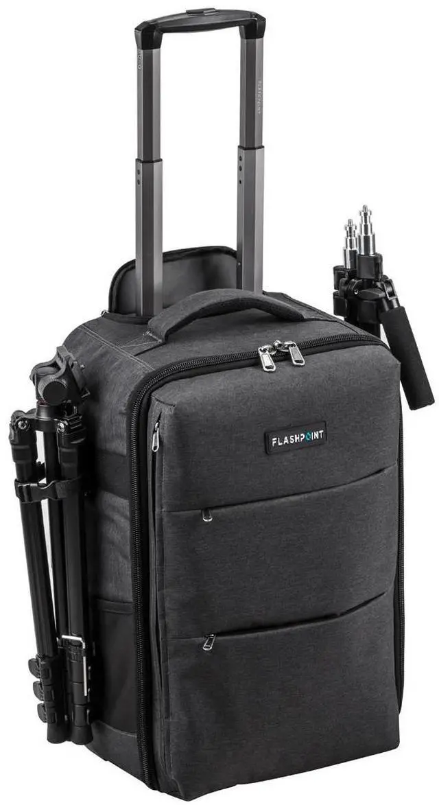 Alt view image 4 of 7 - Flashpoint Rolling Carrying Case for the XPLOR Power 1200 Pro (Godox CB17)