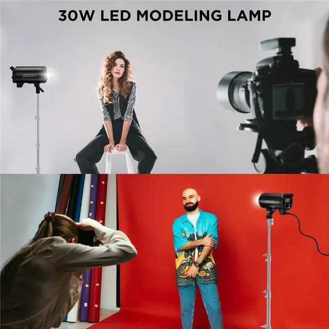 Alt view image 4 of 7 - Flashpoint Studio Pro 800 III-V 800Ws R2 Monolight Flash w/Lamp and Bowens Mount