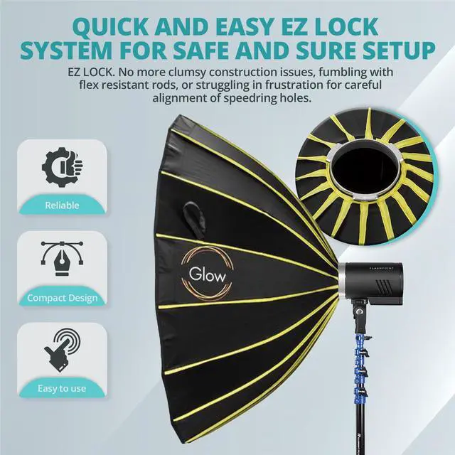 Alt view image 4 of 7 - Flashpoint XPLOR 300 Pro TTL R2 Battery-Powered Monolight Bundle #XPLOR300PTK7