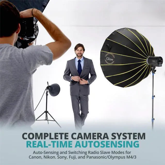 Alt view image 6 of 7 - Flashpoint XPLOR 300 Pro TTL R2 Battery-Powered Monolight Bundle #XPLOR300PTK7