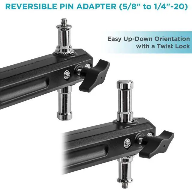 Alt view image 5 of 7 - Flashpoint RB-PG Steel Wheeled Pistol Grip Stand #LS-RB-PG