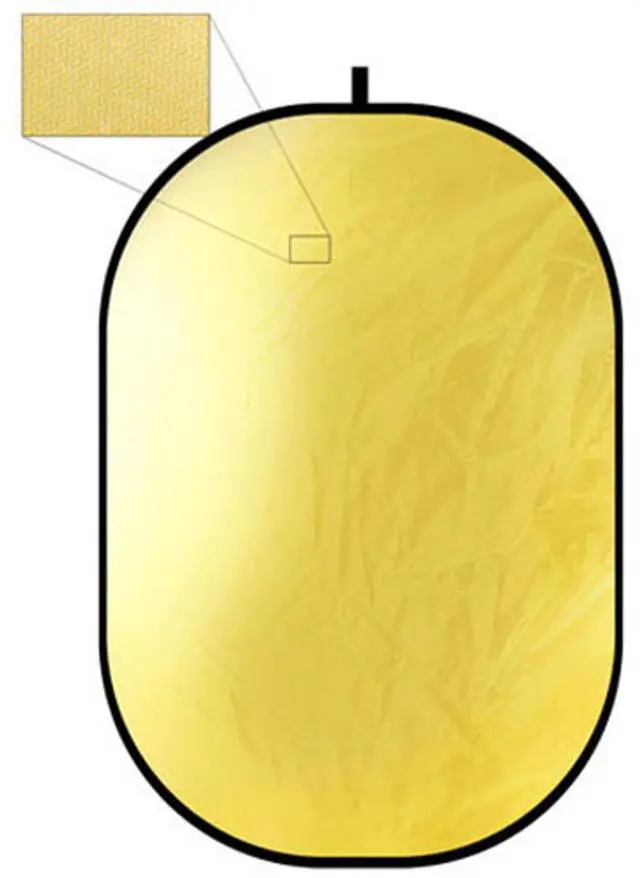 Alt view image 3 of 7 - Glow 5 In 1 Collapsible Reflector - Black, White, Zebra gold, Silver, Trans - 40" x 60"