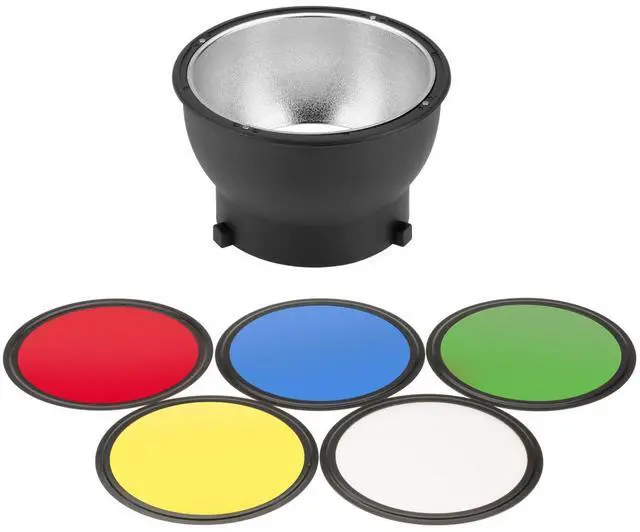 Alt view image 8 of 8 - ORLIT 5.5" HD Outdoor Reflector Wirh Gel Kit (Bowens Mount) #OR-RF-HD-5B