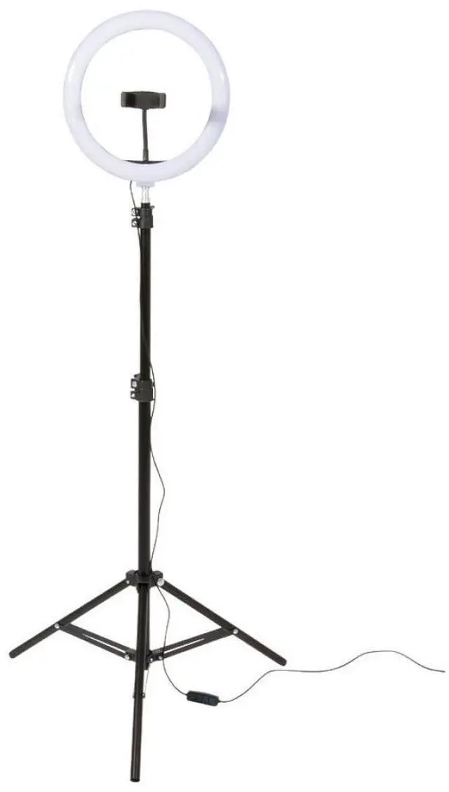 Alt view image 3 of 4 - On-Stage VLD360 10" LED Ring Light Kit