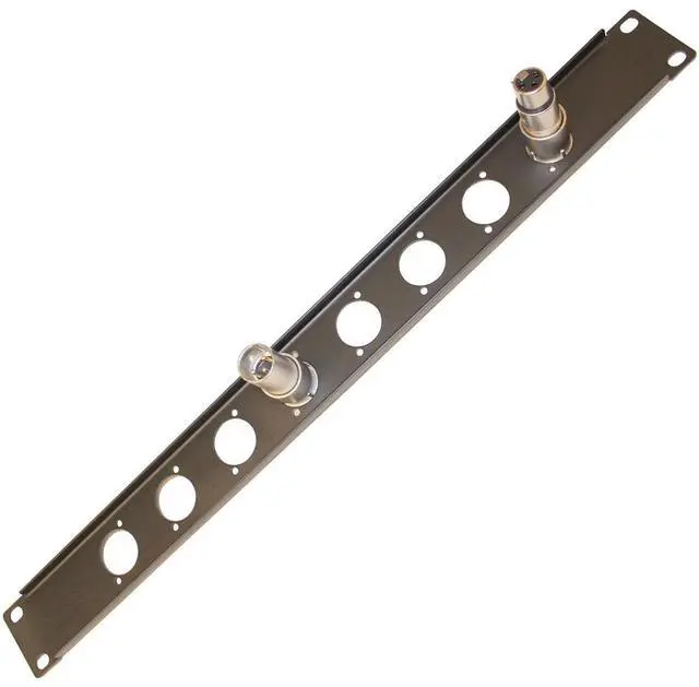 Alt view image 7 of 9 - ProX T-1U8XLR 1U Rack Panel Punched for 8 XLR, Speaker Twist connector or Power Connection Compatible Connectors
