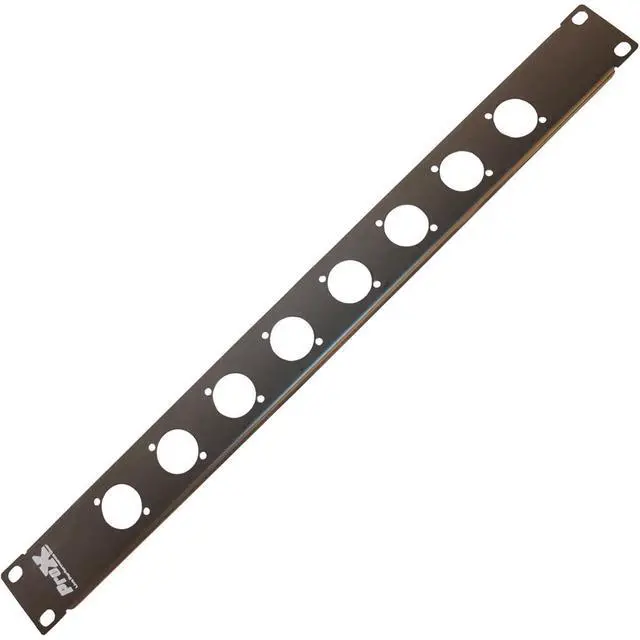 Alt view image 6 of 9 - ProX T-1U8XLR 1U Rack Panel Punched for 8 XLR, Speaker Twist connector or Power Connection Compatible Connectors