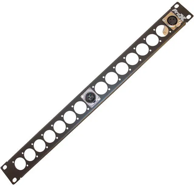 Alt view image 9 of 9 - ProX T-1U8XLR 1U Rack Panel Punched for 8 XLR, Speaker Twist connector or Power Connection Compatible Connectors