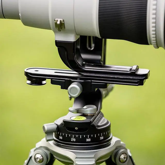 Alt view image 7 of 7 - Cotton Carrier 7.5" Arca-Swiss Adapter Plate for Gimbal Tripod Head, Black