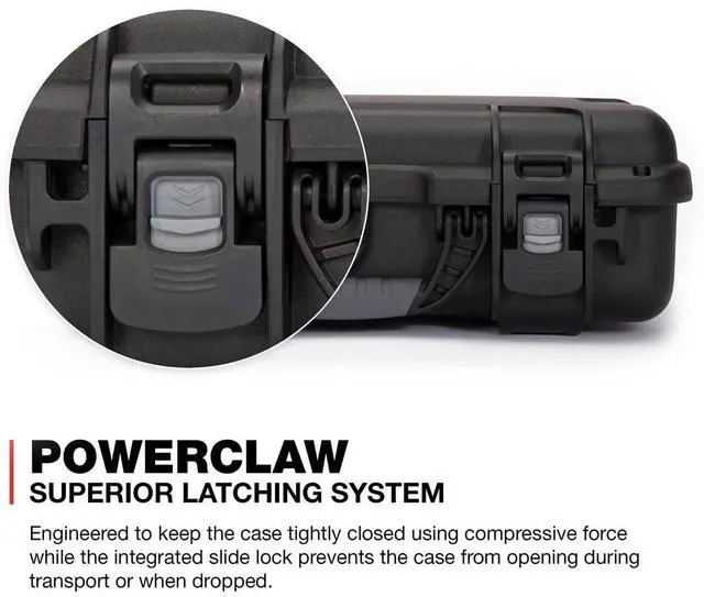 Alt view image 4 of 7 - Nanuk Medium 910 NK-7 Waterproof Case with Foam for Rode Newsshooter Wireless
