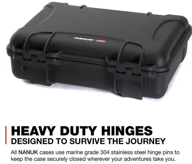 Alt view image 7 of 7 - Nanuk Medium 910 NK-7 Waterproof Case with Foam for Rode Newsshooter Wireless