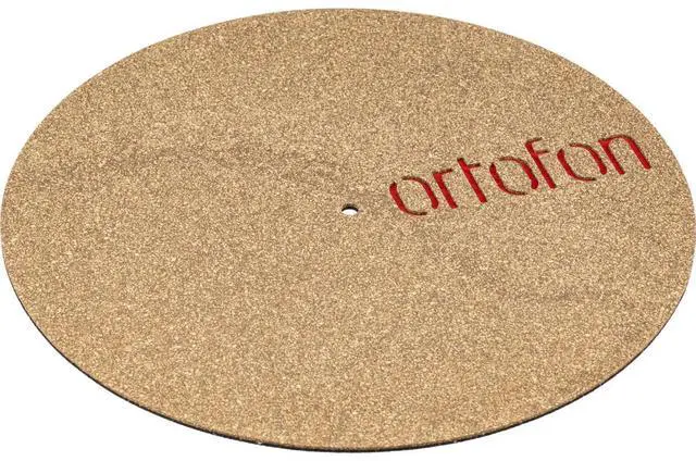Alt view image 3 of 4 - Ortofon SM-101 Multilayer Cork Mat with Red Logo