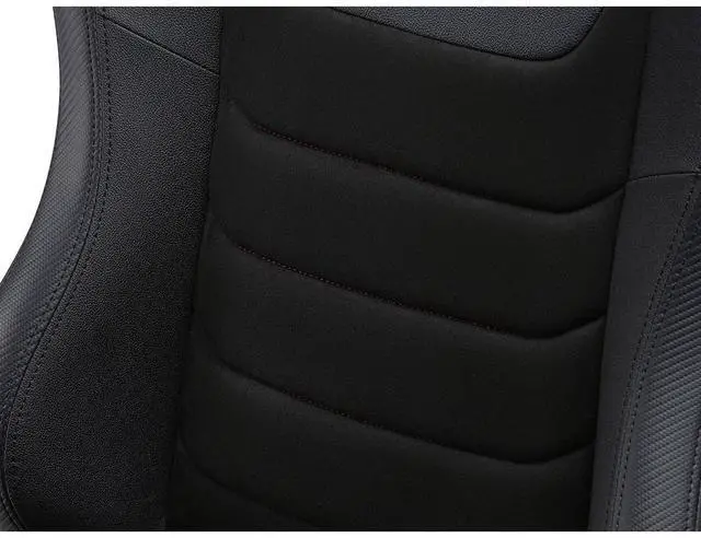 Alt view image 5 of 7 - NEXT LEVEL RACING ERS3 Elite Reclining Seat - PU Leather & Suede Edition (NLR-E051)