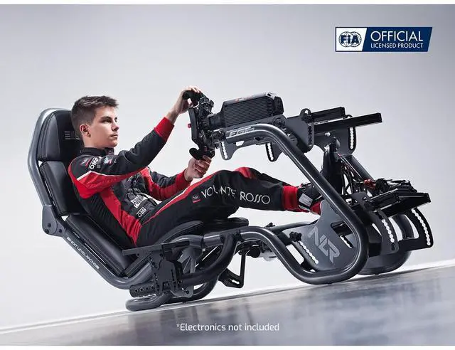 Alt view image 7 of 7 - Next Level Racing F-GT Pro Formula and GT Racing Simulator Cockpit, Gray Edition