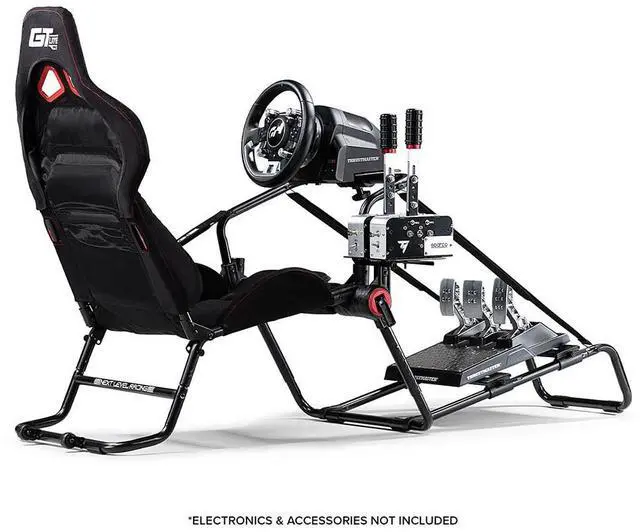Alt view image 8 of 13 - Next Level Racing GTLite Pro Folding Racing Simulation Cockpit