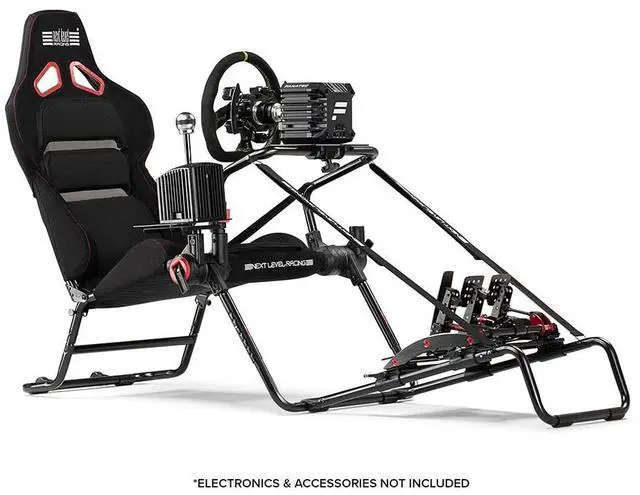 Alt view image 9 of 13 - Next Level Racing GTLite Pro Folding Racing Simulation Cockpit