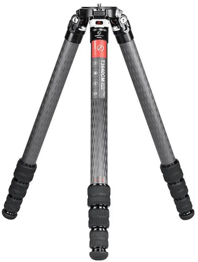 Alt view image 5 of 7 - SunwayFoto T3640CM Master Series 4-Section Carbon Fiber Tripod