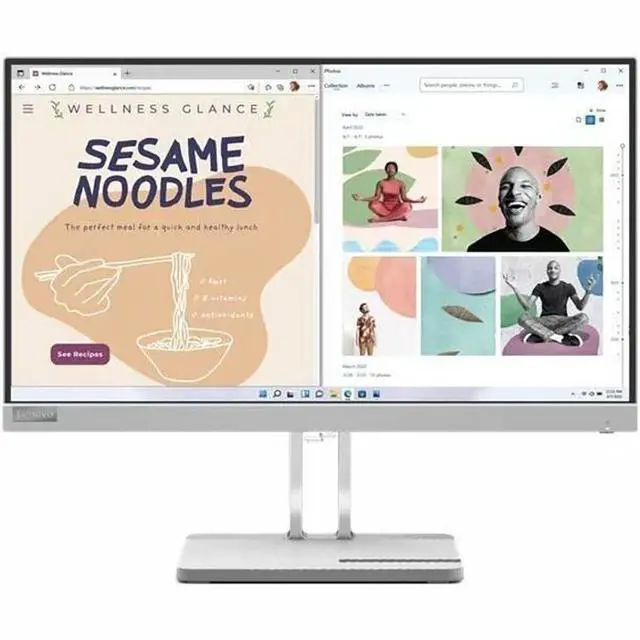 Alt view image 10 of 15 - Lenovo L22e-40 21.5-inch VA FHD 75Hz Monitor