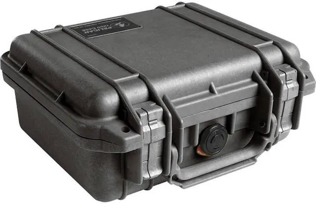 Main image of Pelican 1200 Watertight Mini-S Hard Case with Foam Insert - Black