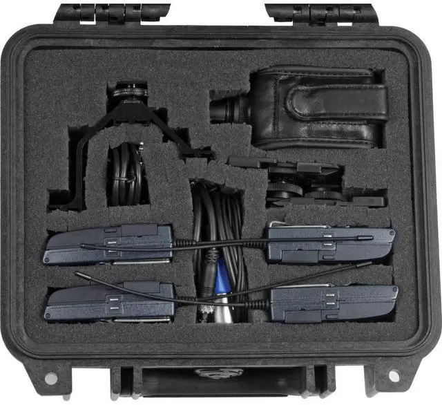 Alt view image 4 of 4 - Pelican 1200 Watertight Mini-S Hard Case with Foam Insert - Black