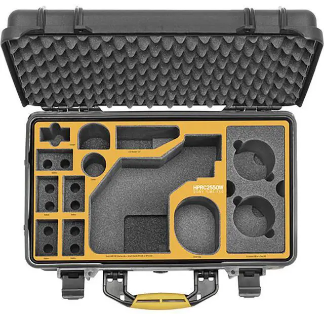Alt view image 3 of 5 - HPRC 2550W Wheeled Hard Case for Sony FX6 Camera, Black