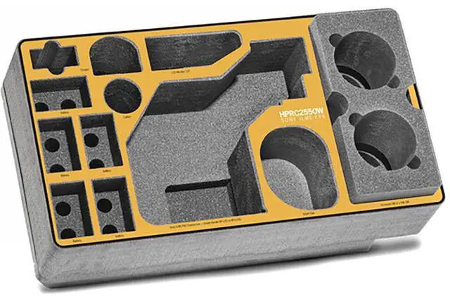 Alt view image 5 of 5 - HPRC 2550W Wheeled Hard Case for Sony FX6 Camera, Black