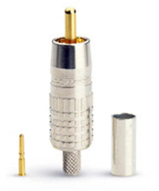 Main image of Canare RCAP-C53 75 Ohms RCA Crimp Plug for Belden 1694A/9116/9066 Cable