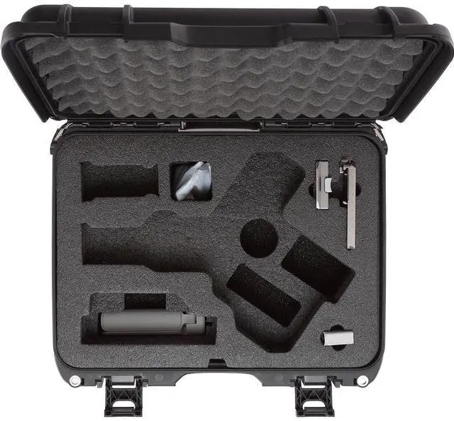 Alt view image 5 of 7 - Nanuk 920 Waterproof Hard Case with Foam Insert for DJI RS 4 Mini Creator Combo, Black