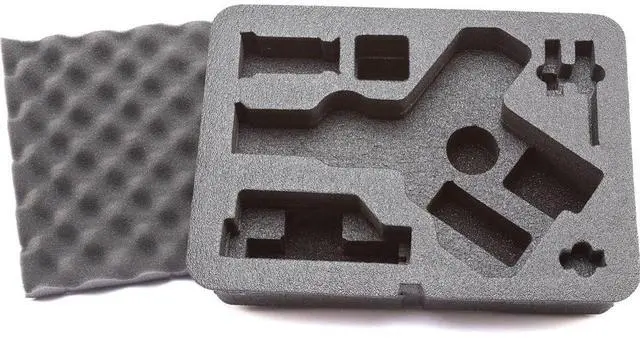 Alt view image 6 of 7 - Nanuk 920 Waterproof Hard Case with Foam Insert for DJI RS 4 Mini Creator Combo, Black