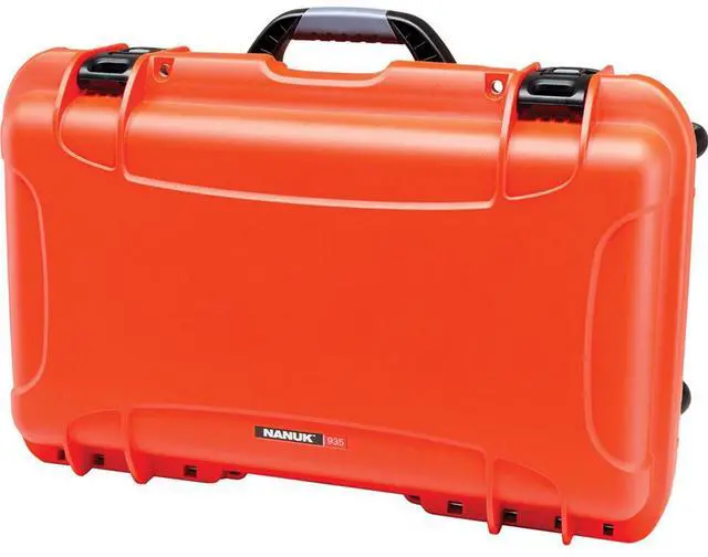 Alt view image 10 of 11 - Nanuk 935 Waterproof Carry-On Hard Case with Wheels and Padded Divider - Orange
