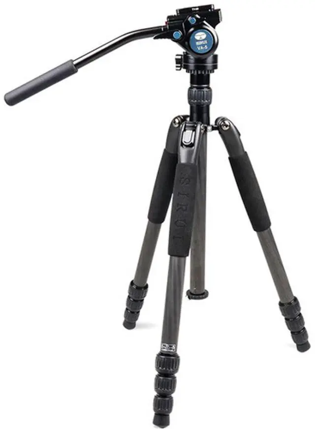 Main image of Sirui T-024S Light Carbon Fiber Tripod with VA-5 Ultra Compact Fluid Video Head