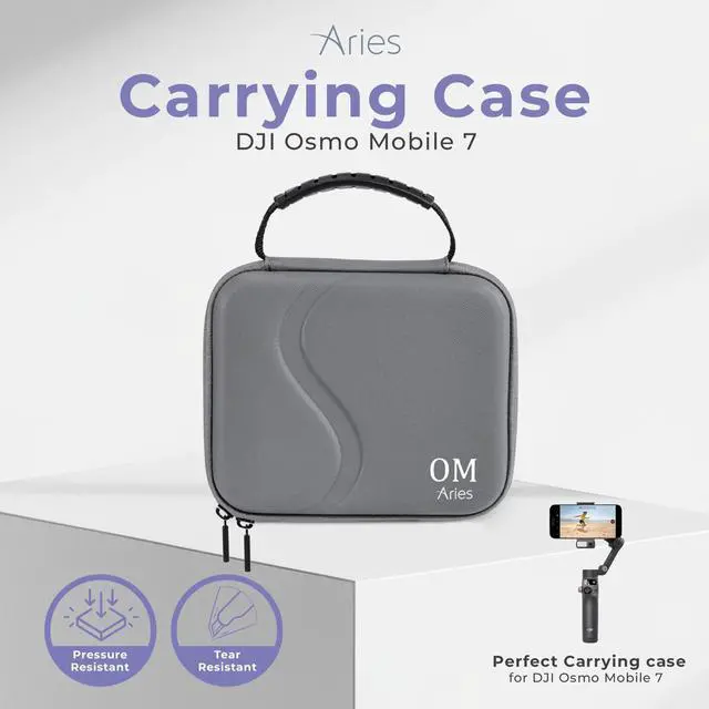 Alt view image 2 of 7 - Aries Carrying Bag for DJI Osmo Mobile 7 Gimbal