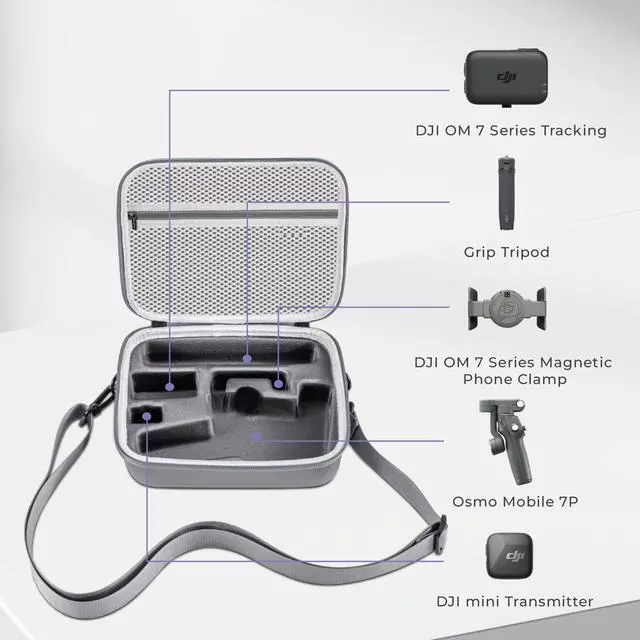Alt view image 3 of 7 - Aries Carrying Bag for DJI Osmo Mobile 7 Gimbal