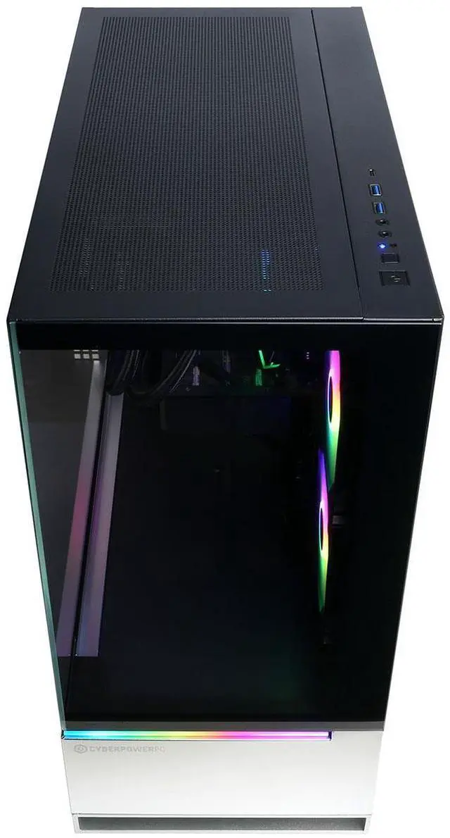 Alt view image 3 of 7 - CyberPowerPC Gamer Supreme Liquid Cooled Gaming Desktop Computer, AMD Ryzen 7 8700F 4.1GHz, 32GB RAM, 2TB SSD, NVIDIA GeForce RTX 5070 12GB, Windows 11 Home, Black