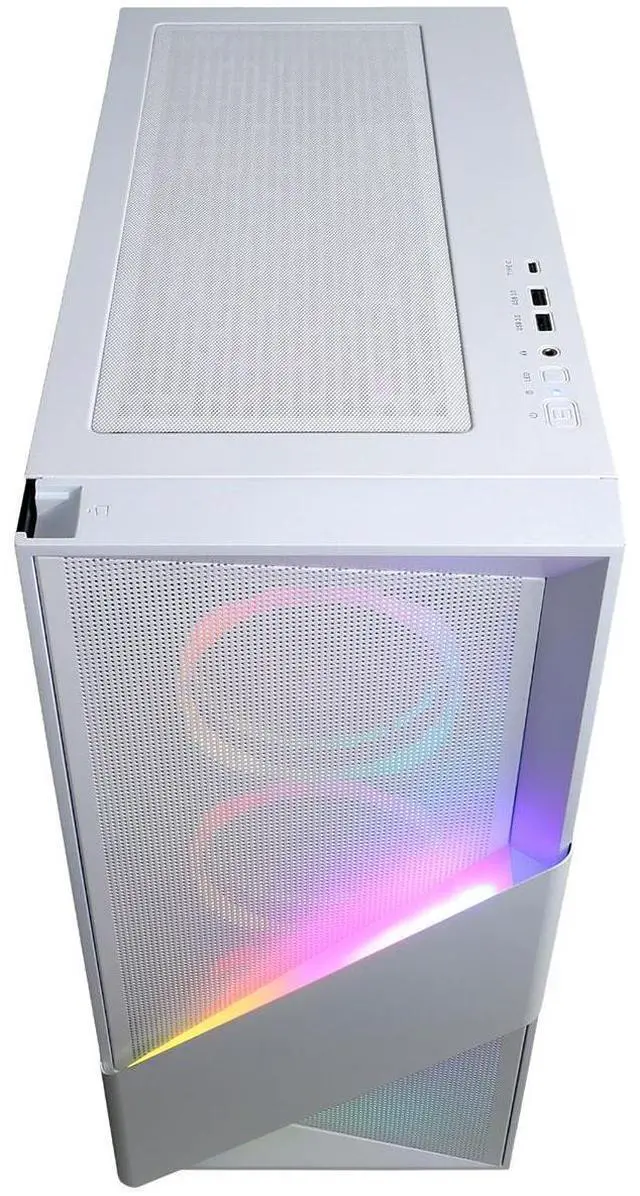 Alt view image 3 of 7 - CyberPowerPC Gamer Supreme Liquid Cooled Gaming Desktop Computer, AMD Ryzen 9 9900X 4.4GHz, 32GB RAM, 2TB SSD, NVIDIA GeForce RTX 5070 Ti 16GB, Windows 11 Home, White