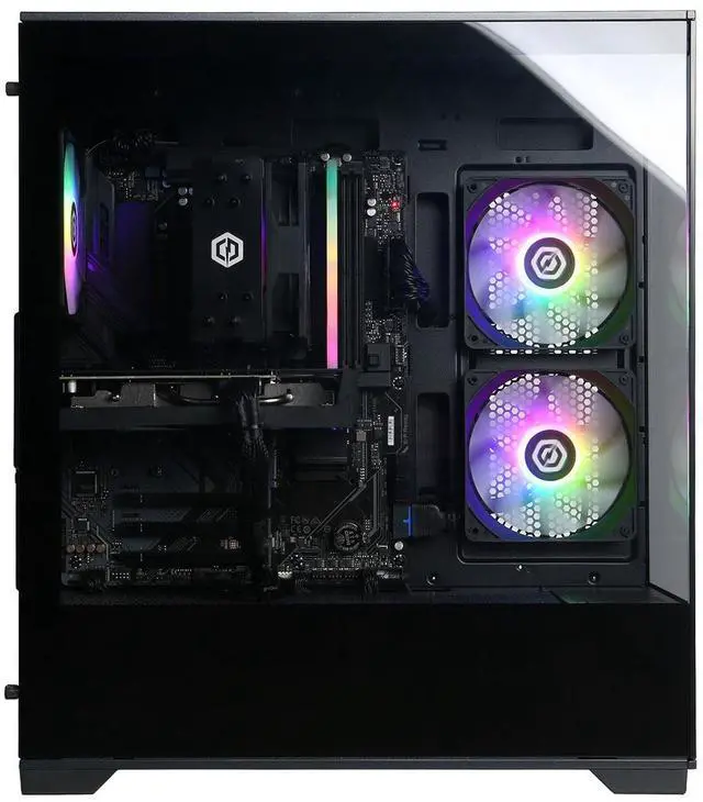 Alt view image 6 of 7 - CyberPowerPC Gamer Master Gaming Desktop Computer, AMD Ryzen 5 8400F 4.2GHz, 16GB RAM, 1TB SSD, NVIDIA GeForce RTX 5060 Ti 8GB, Windows 11 Home, Black
