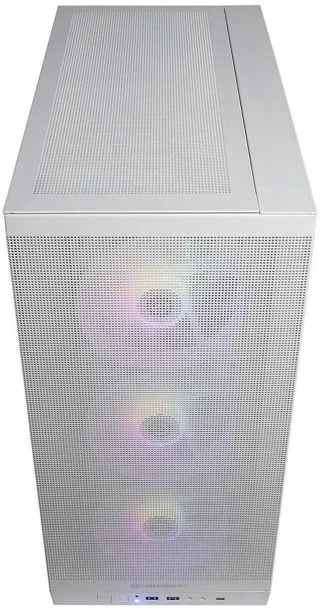 Alt view image 3 of 7 - CyberPowerPC Gamer Supreme Liquid Cooled Gaming Desktop Computer, AMD Ryzen 9 9900X3D 4.4GHz, 32GB RAM, 2TB SSD, AMD Radeon RX 9070 XT 16GB, Windows 11 Home, White