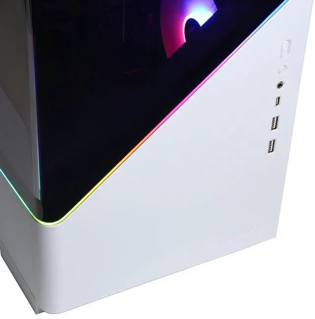 Alt view image 4 of 7 - CyberPowerPC Gamer Supreme Liquid Cooled Gaming Desktop Computer, Intel Core i7-14700F 2.1GHz, 16GB RAM, 2TB SSD, NVIDIA GeForce RTX 5060 8GB, Windows 11 Home, White