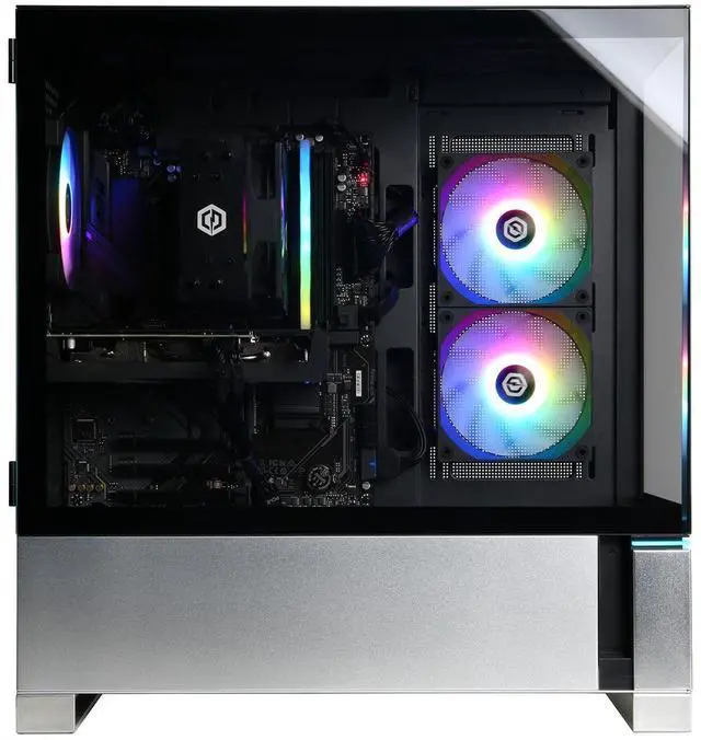 Alt view image 6 of 7 - CyberPowerPC Gamer Master Gaming Desktop Computer, AMD Ryzen 7 8700F 4.1GHz, 16GB RAM, 1TB SSD, NVIDIA GeForce RTX 5060 8GB, Windows 11 Home, Black