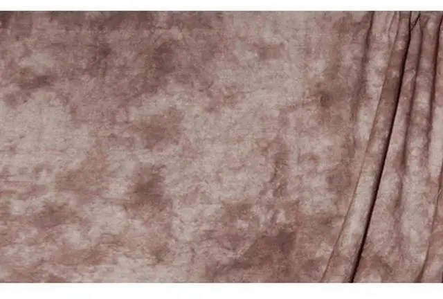 Alt view image 2 of 2 - Savage Accent Series, 10x12' Dyed Crushed Muslin Background, Style; Autumn Brown, Color: Medium Brown with White Swirls