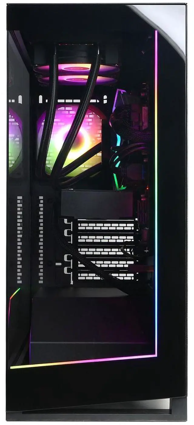 Alt view image 2 of 7 - CyberPowerPC Gamer Supreme Liquid Cooled Gaming Desktop Computer, Intel Core i7-14700KF 3.4GHz, 32GB RAM, 1TB SSD, NVIDIA GeForce RTX 5070 12GB, Windows 11 Home, Black