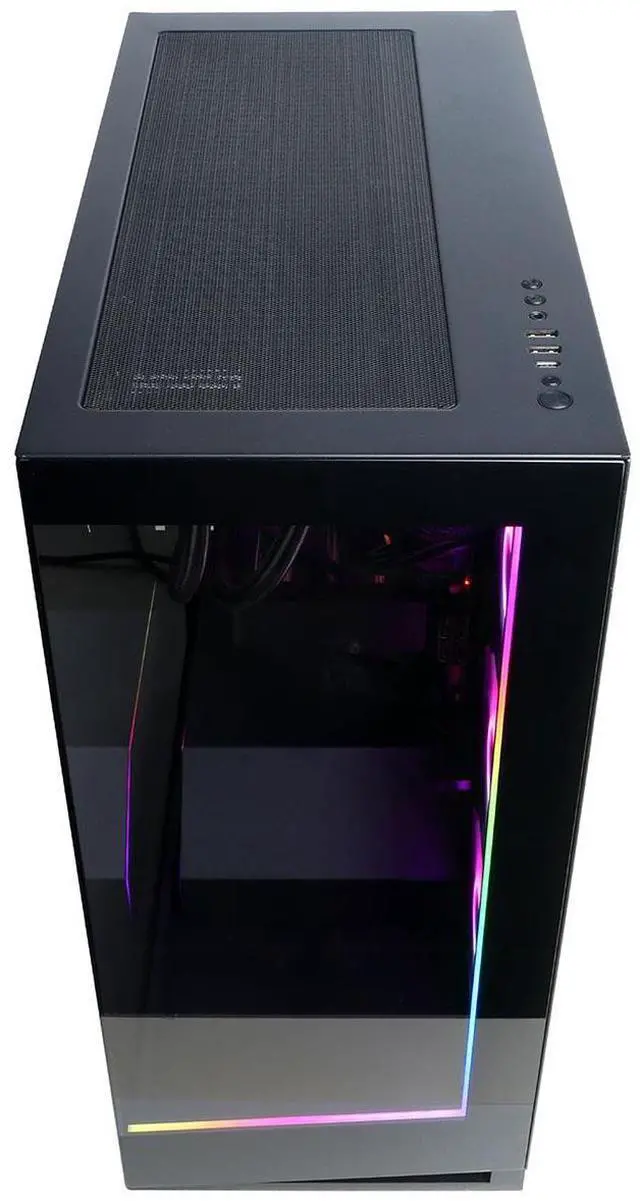 Alt view image 3 of 7 - CyberPowerPC Gamer Supreme Liquid Cooled Gaming Desktop Computer, Intel Core i7-14700KF 3.4GHz, 32GB RAM, 1TB SSD, NVIDIA GeForce RTX 5070 12GB, Windows 11 Home, Black