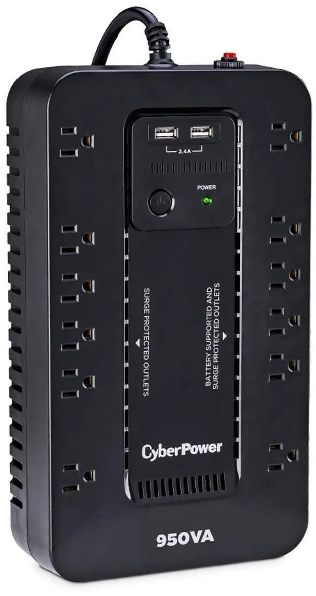 Alt view image 8 of 12 - CyberPower SX950U UPS PC Battery Backup