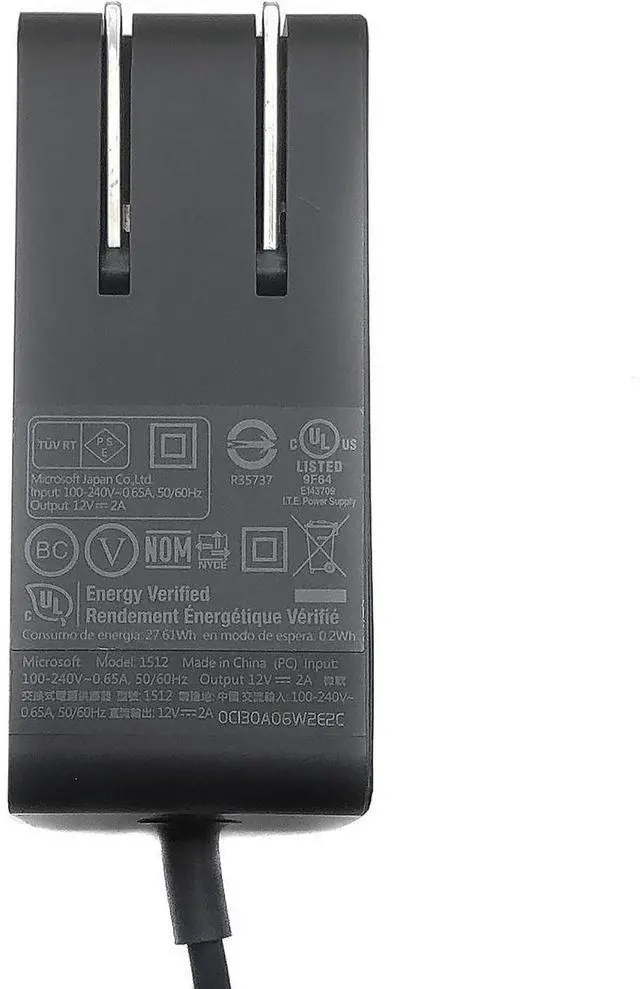 Alt view image 12 of 15 - Microsoft Surface 24W Power Adapter LAC-00001 Surface 24W Power Adapter