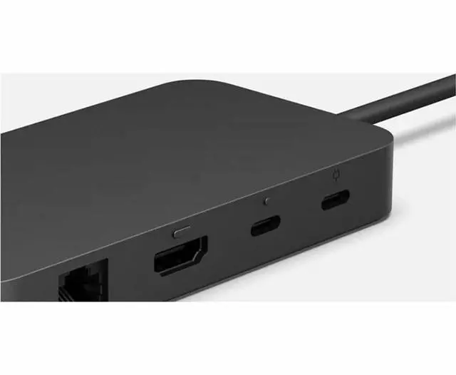 Alt view image 4 of 7 - Microsoft Surface USB4 Dock for Business, Black