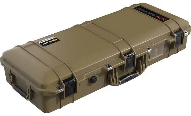 Alt view image 2 of 4 - Pelican 1705 Air Waterproof Long Hard Case with Foam Insert, OCP Tan