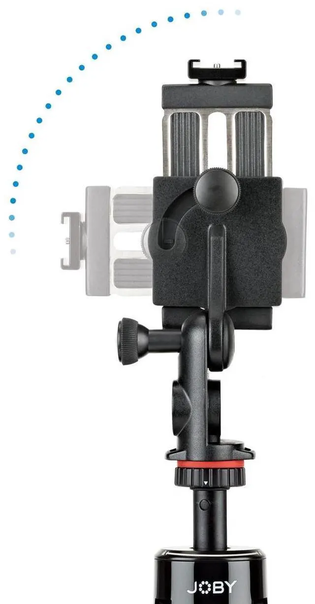 Alt view image 4 of 16 - JOBY GripTight PRO TelePod for Smartphones & Action Cameras, Black/Grey #JB01534